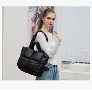 Puffer Tote Purse